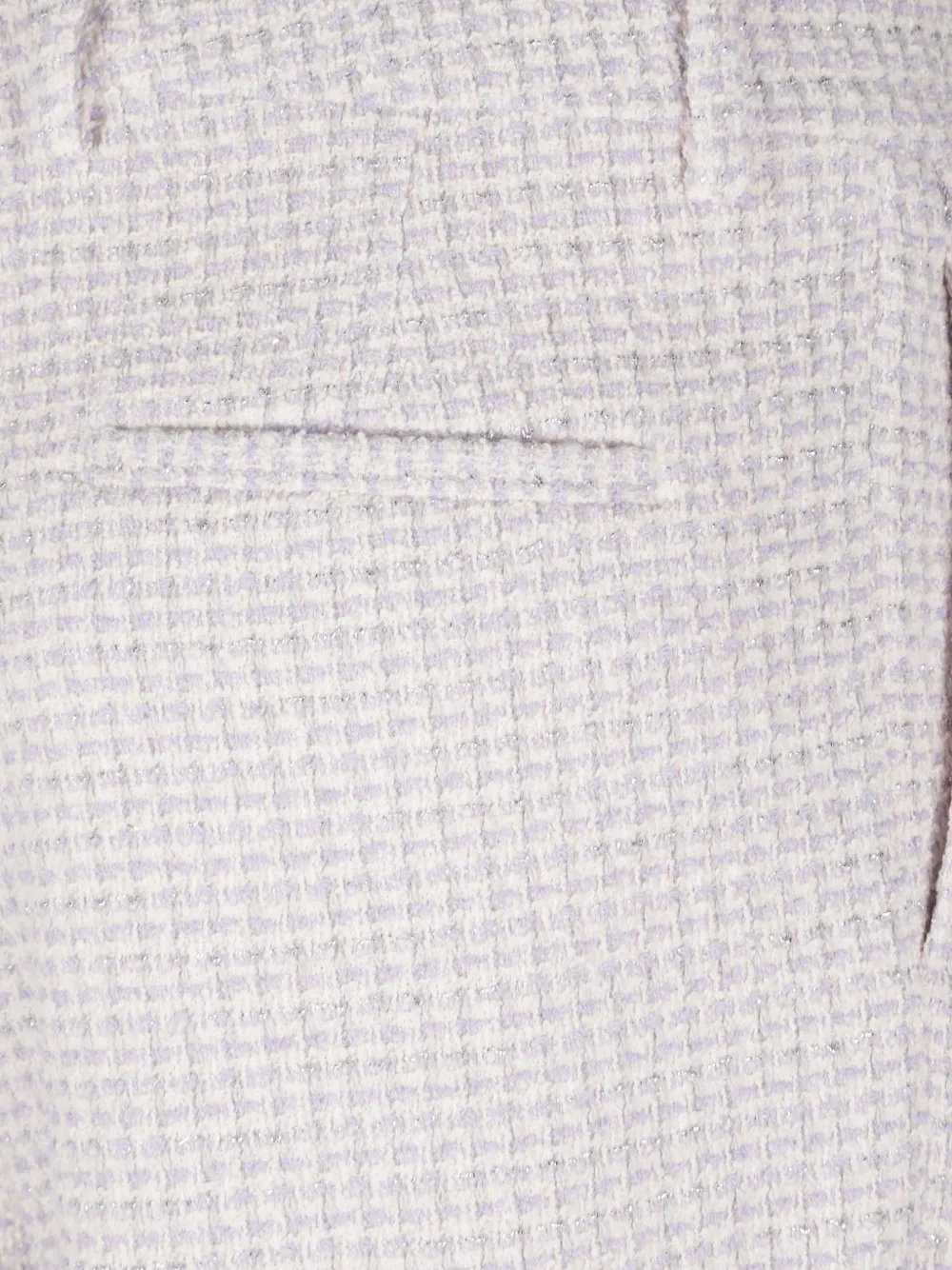Tagliatore Geplooide bouclé shorts Wit