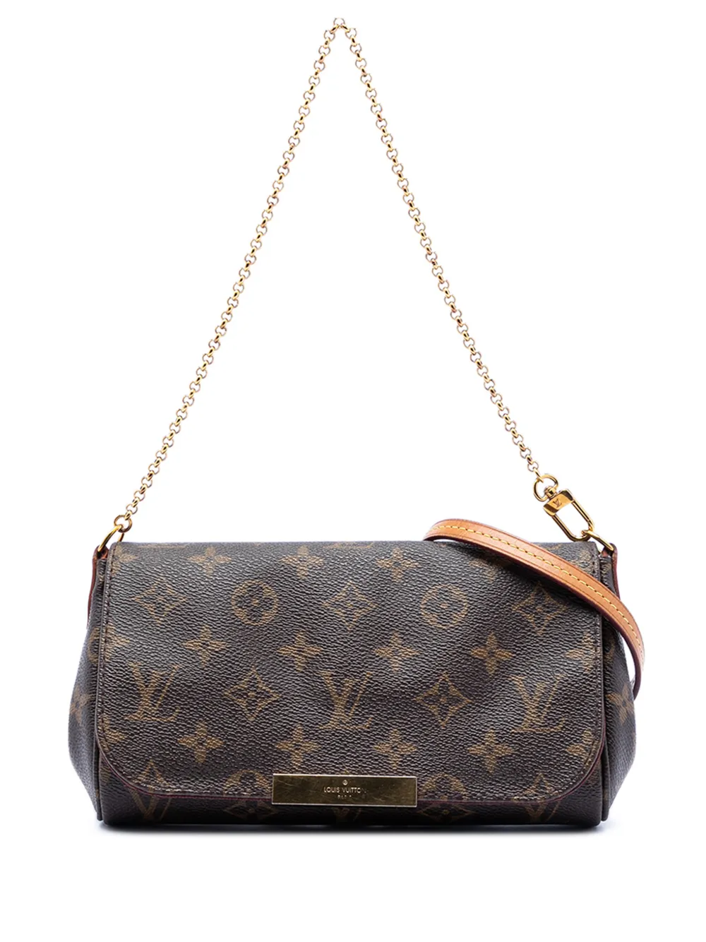 Louis Vuitton Pre-Owned 2015 Monogram Favorite PM satchel - Marrone