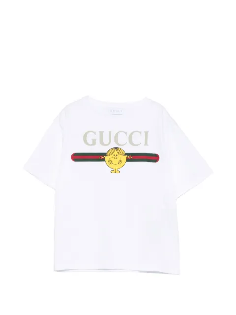 Gucci Kids x Mr. Men Little Miss logo-detail T-shirt