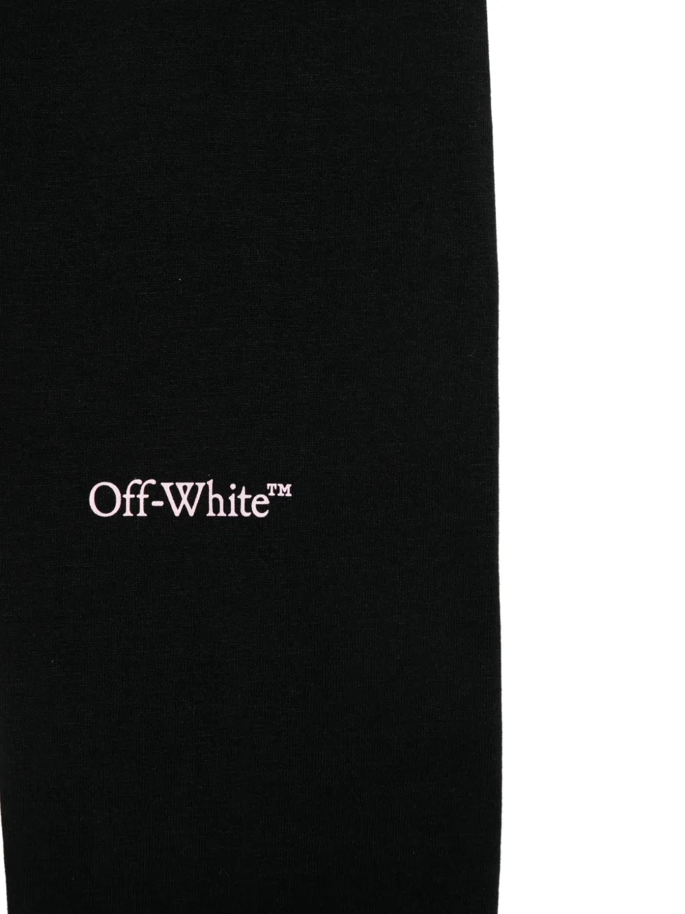 Off-White Kids Legging met logoprint Zwart
