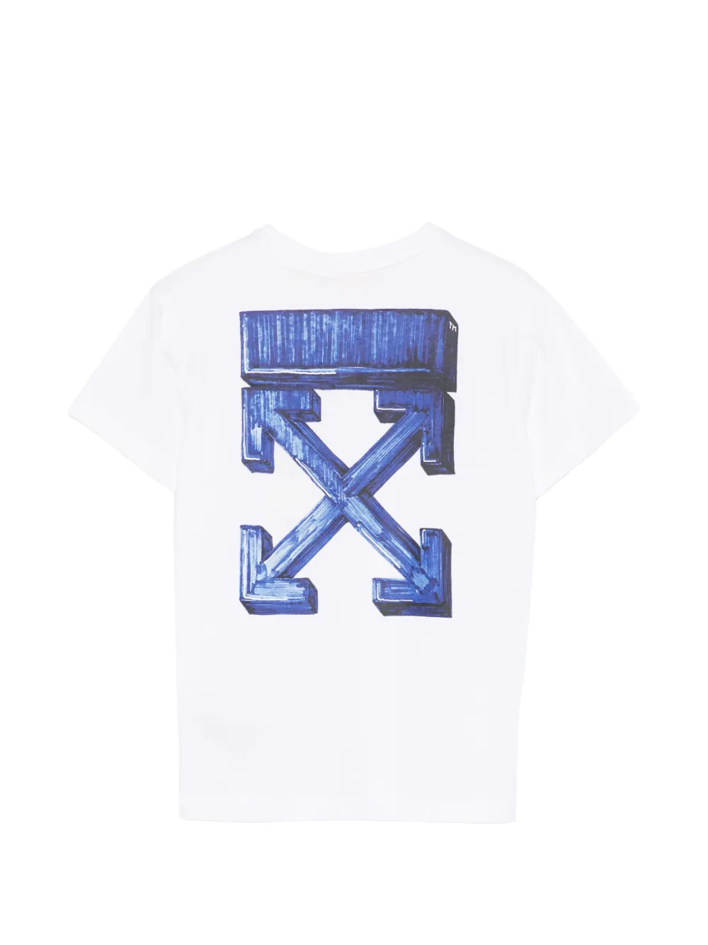 Off-White Kids T-shirt met grafische print Wit