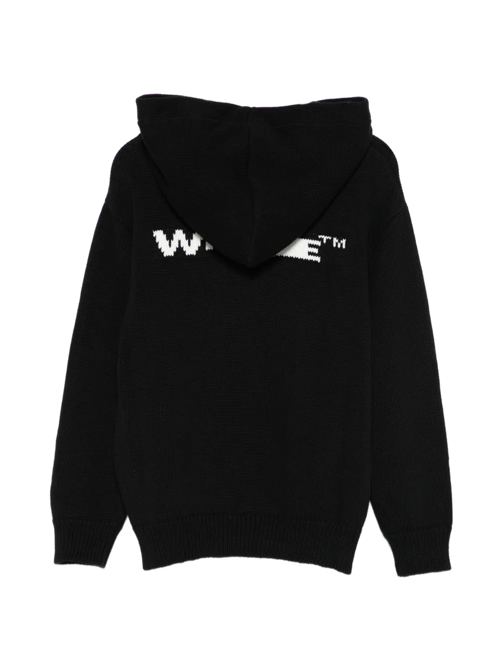 Off-White Kids Gebreide trui met lange mouwen Zwart