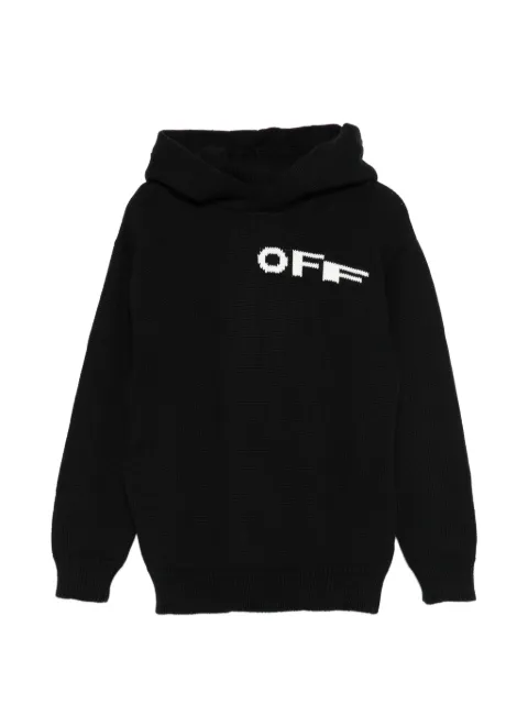 Off-White Kids long-sleeve knitted sweater