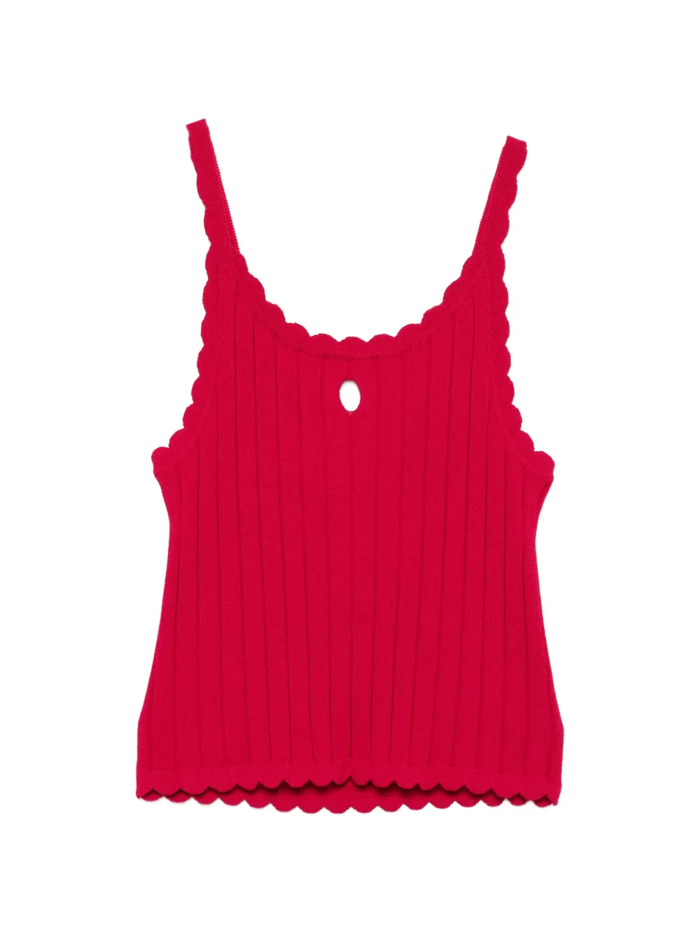 TWINSET Kids Top con bordo a smerlo - Rosa