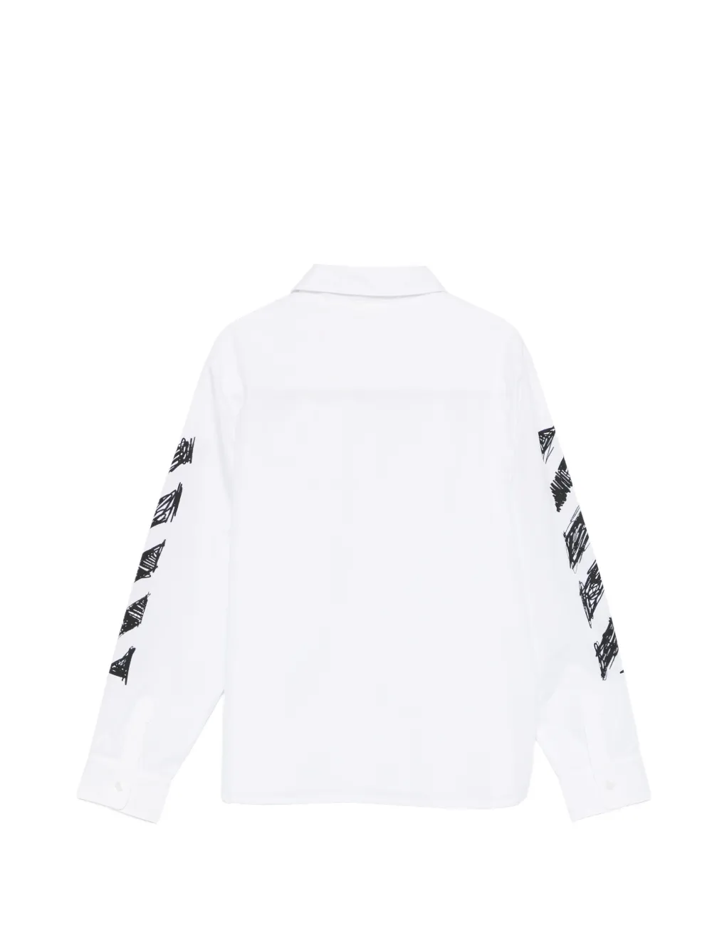 Off-White Kids Sweater met print Wit