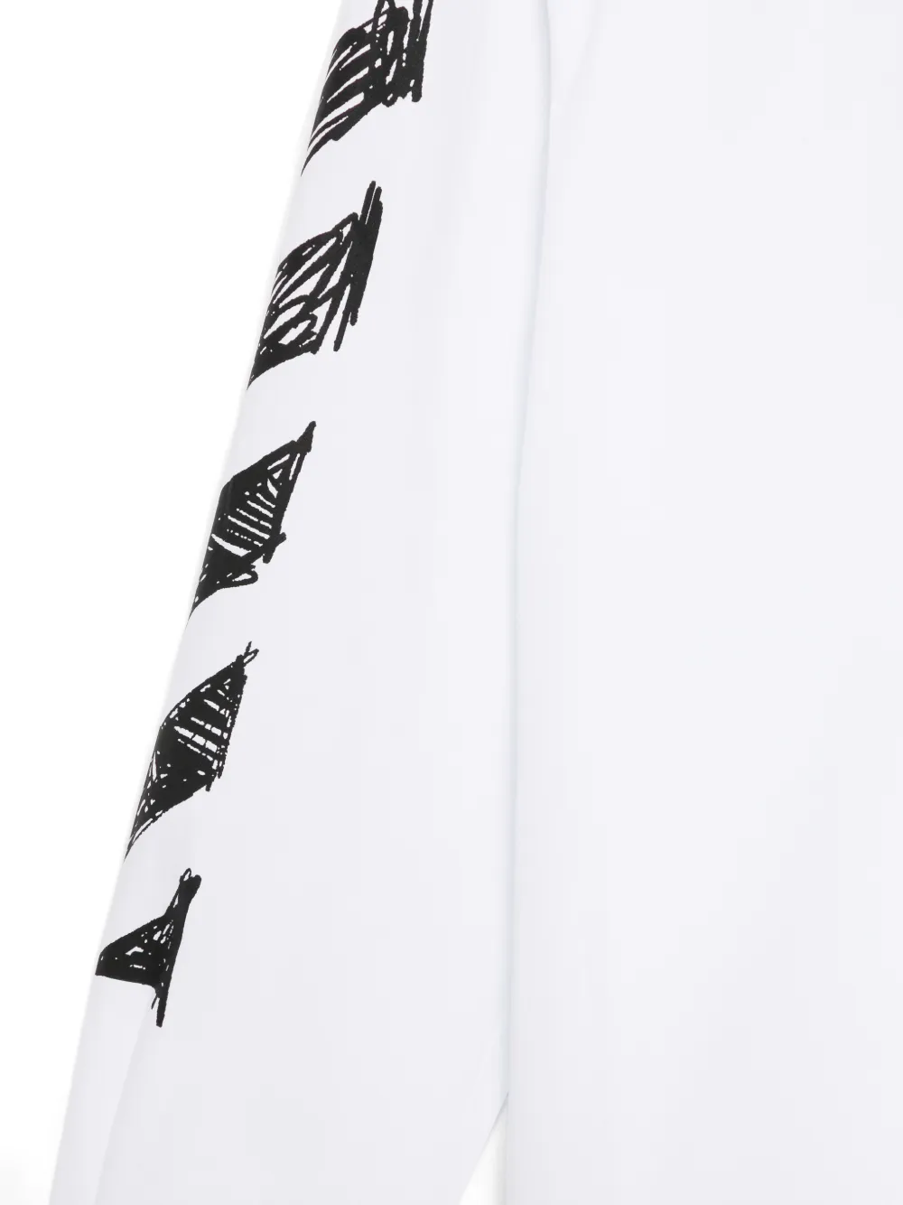 Off-White Kids Sweater met print Wit