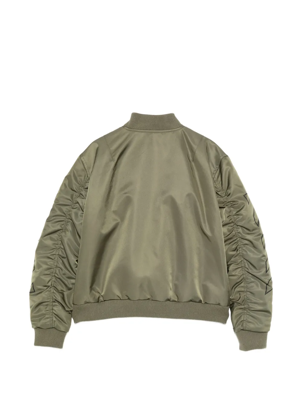 Off-White Kids Bomberjack met rits Groen