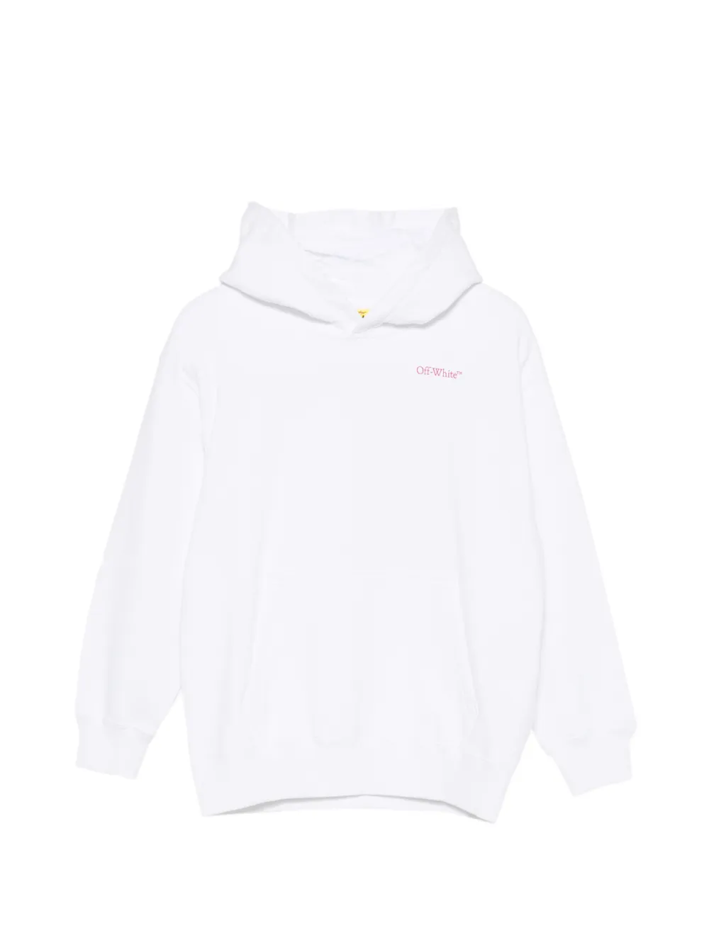 Off-white Logo-print Hoodie In White