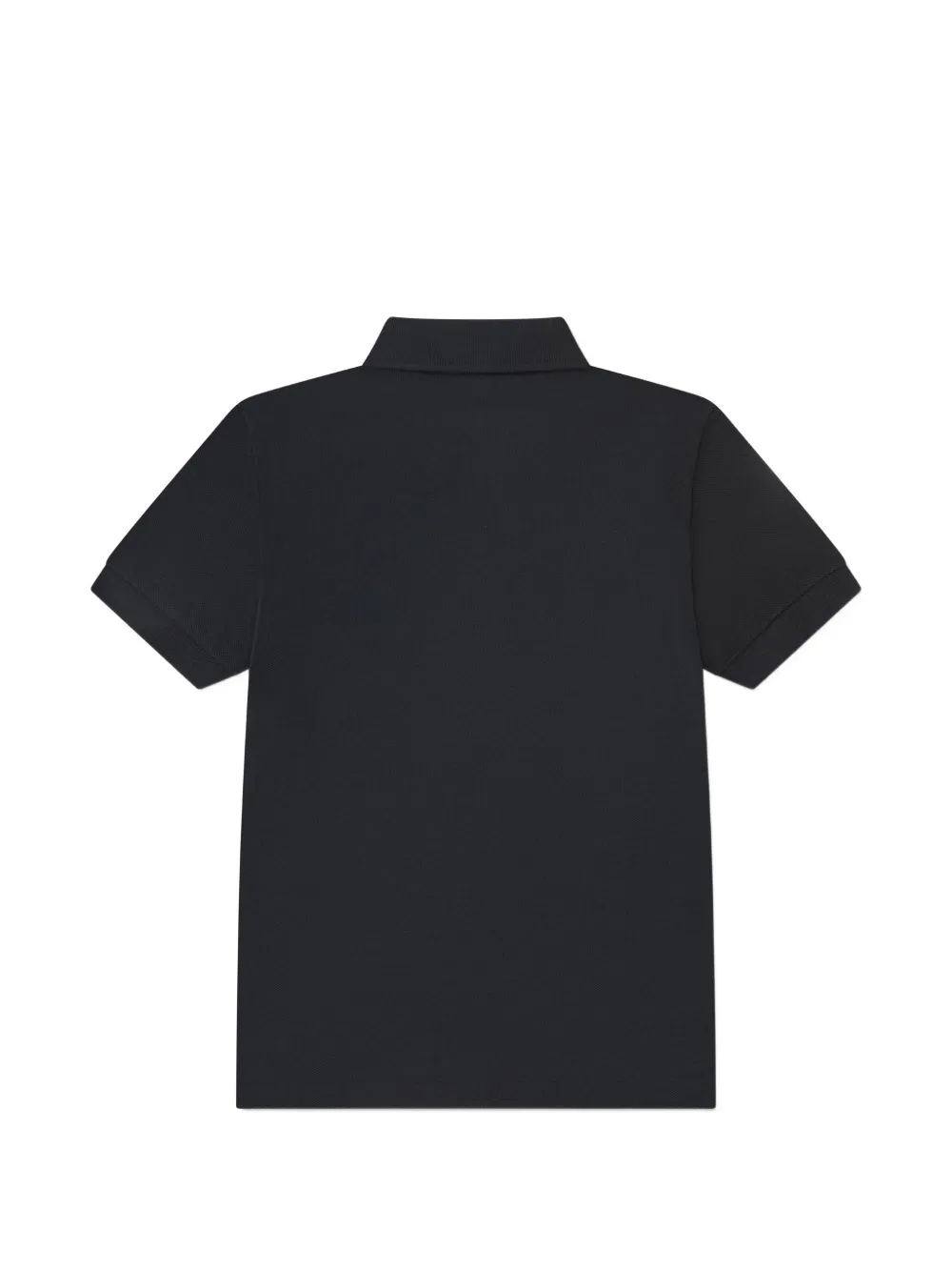 Lacoste Kids Katoenen poloshirt met korte mouwen en logodetail Zwart