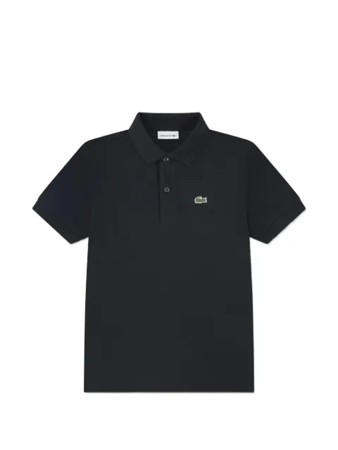 Lacoste Kids short-sleeve logo-detail cotton polo shirt
