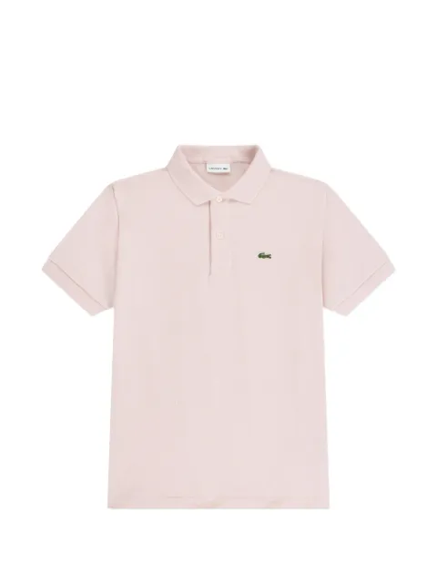 Lacoste Kids playera tipo polo de algodón con detalle del logo y mangas cortas