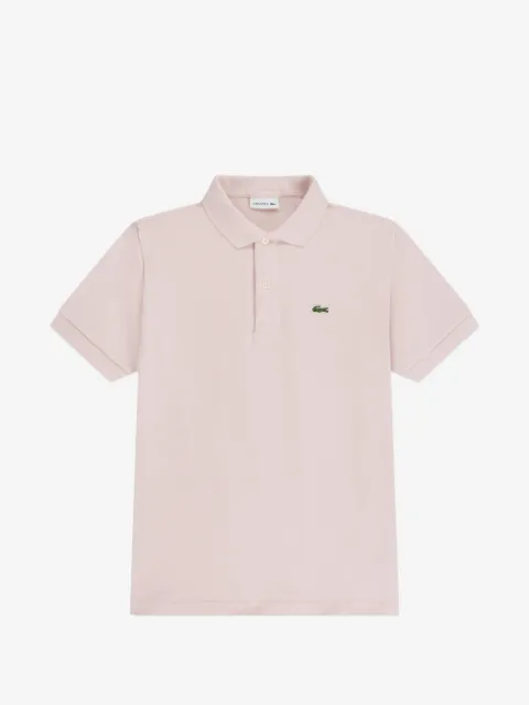 Lacoste Kids short-sleeve logo-detail cotton polo shirt