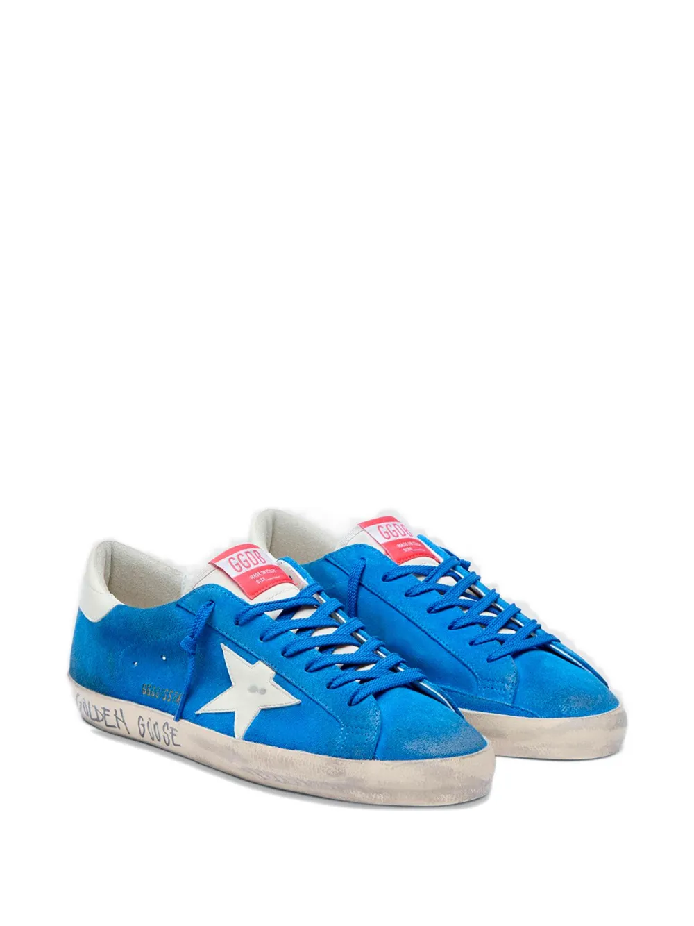 Golden Goose Super-Star suède sneakers Blauw