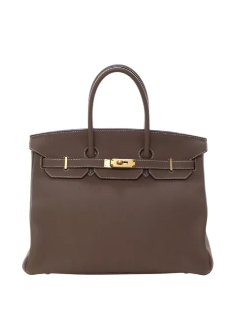 Hermès Pre-Owned 2017 Togo Birkin Retourne 35 handbag