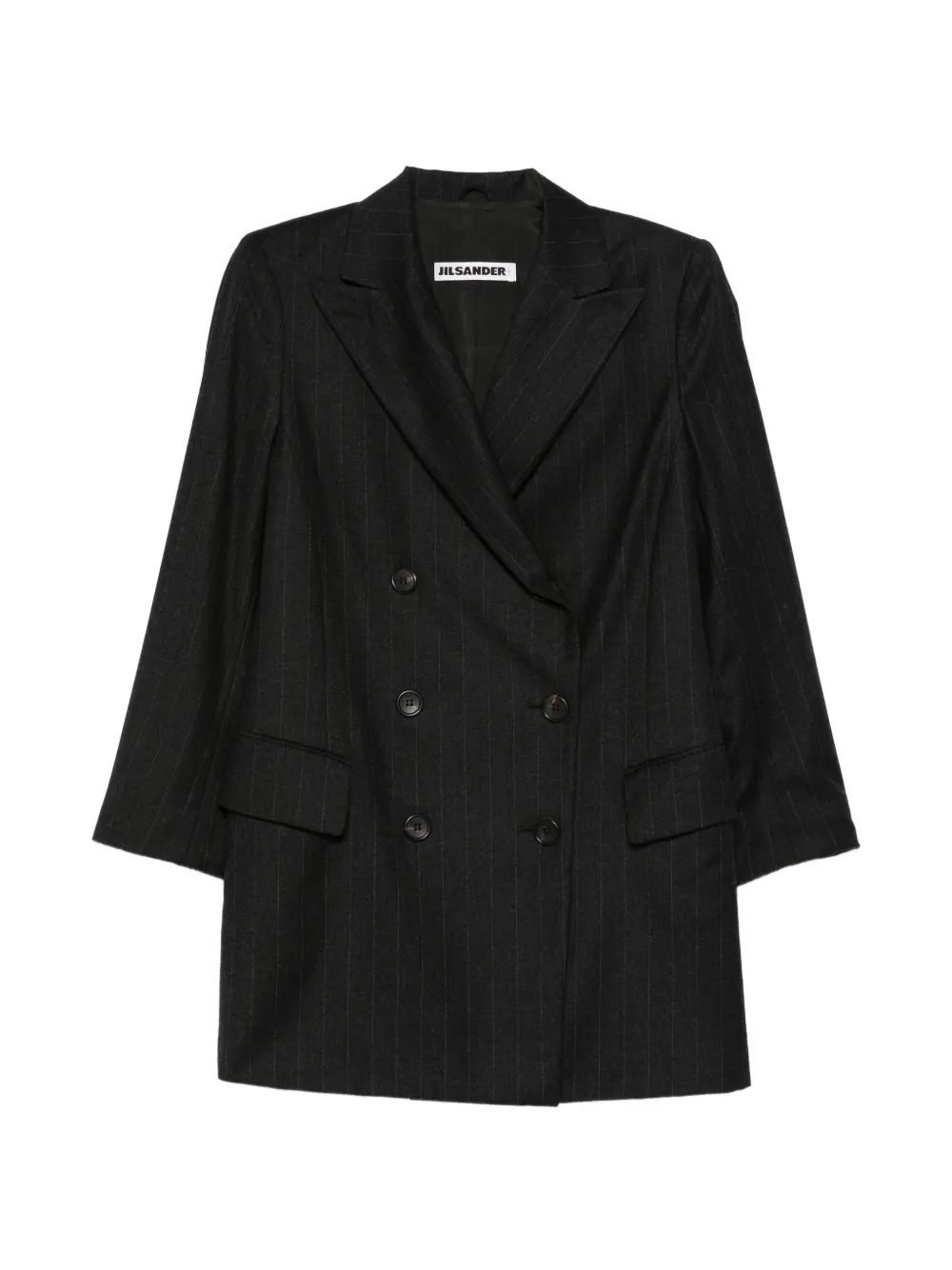 Jil Sander Pre-Owned Blazer gessato anni '90 - Nero