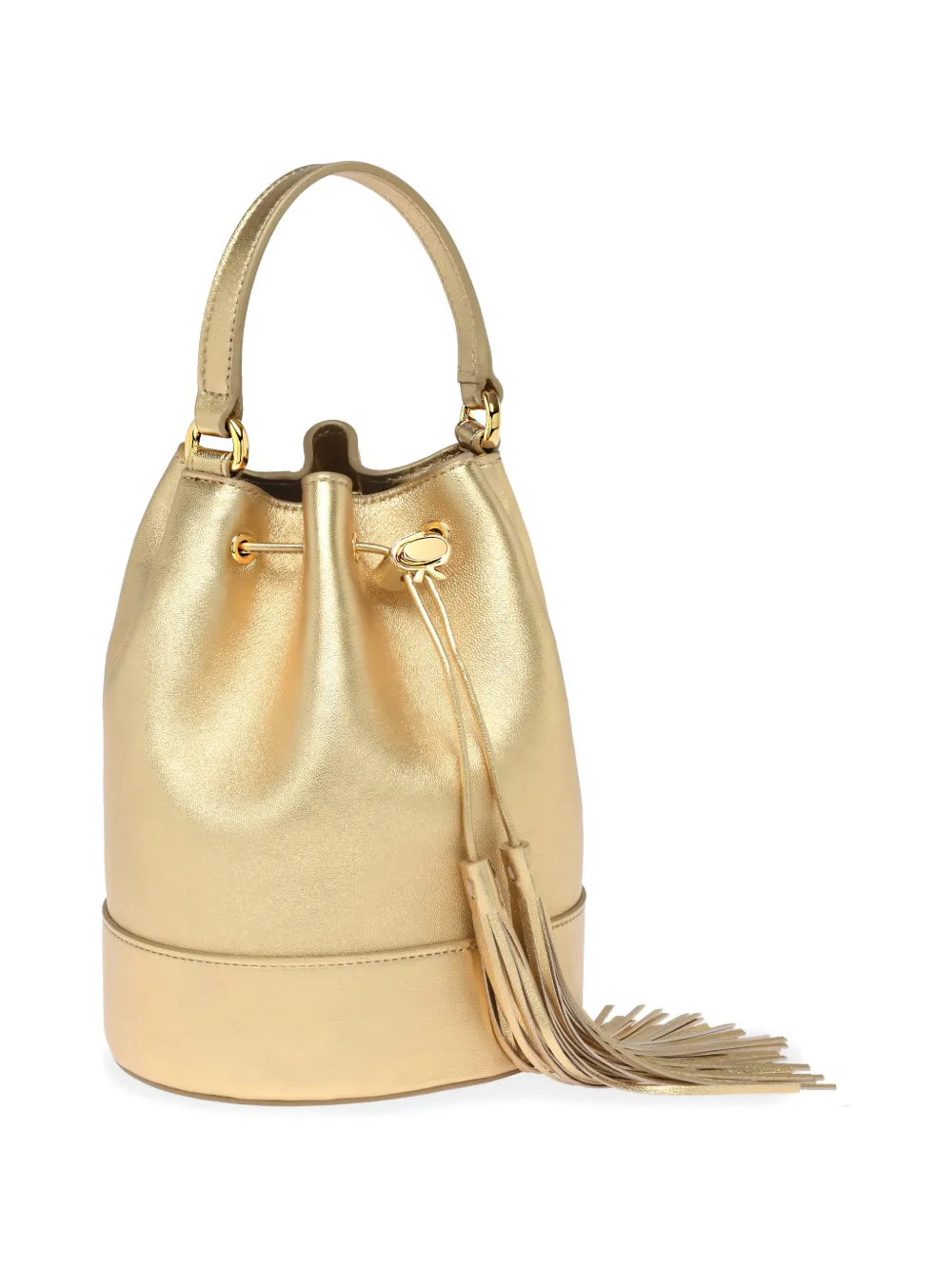 Gianvito Rossi Sienna bucket-tas Goud
