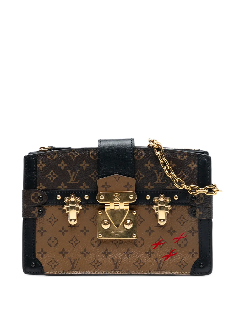 Louis Vuitton Pre-Owned 2019 Monogram Reverse Trunk Clutch crossbody bag - Nero