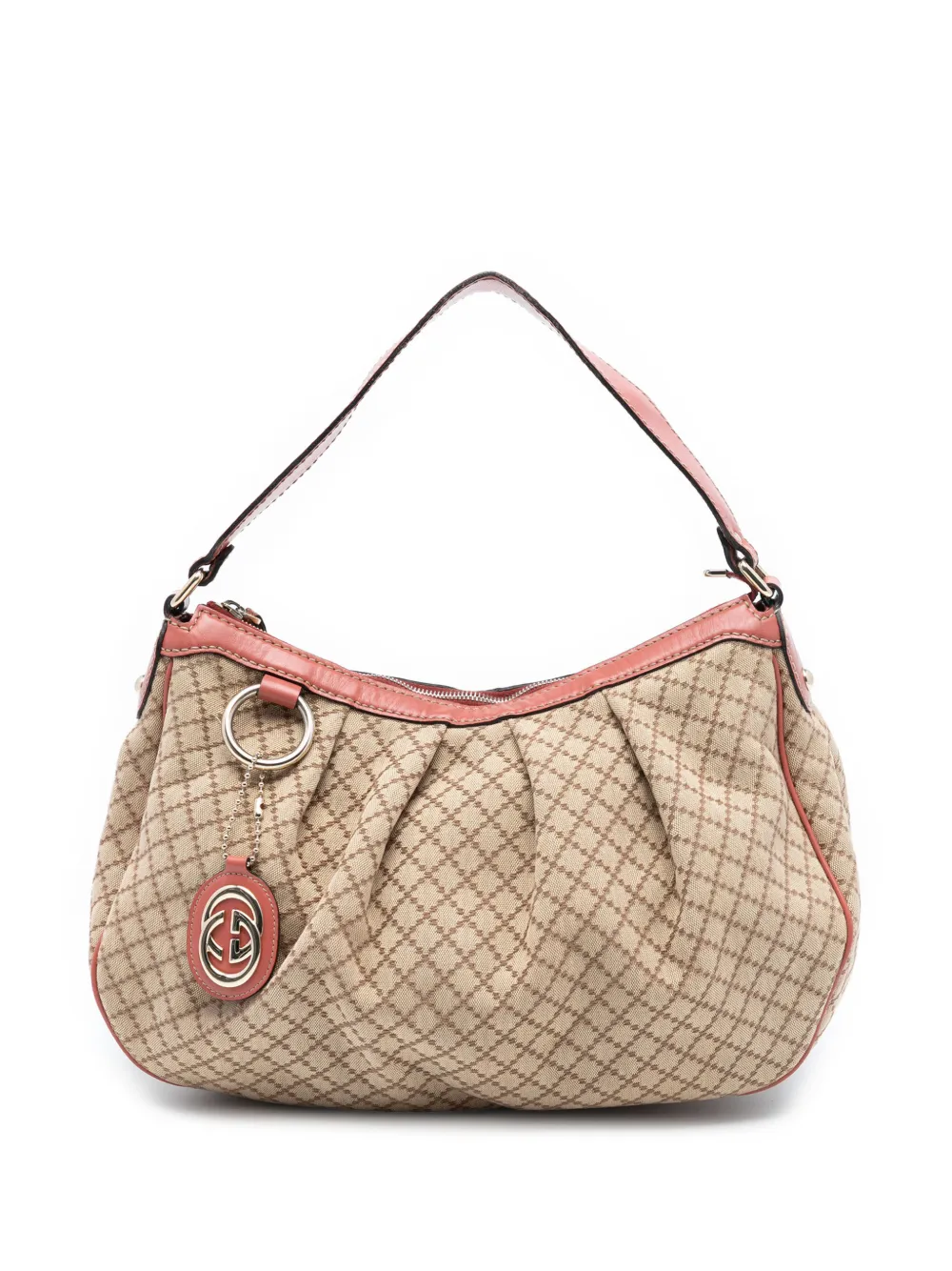 Gucci Pre-Owned 2016-2025 Diamante Canvas Sukey shoulder bag - Marrone