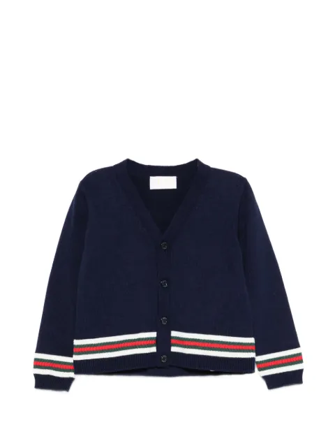 Gucci Kids Web-trim cardigan