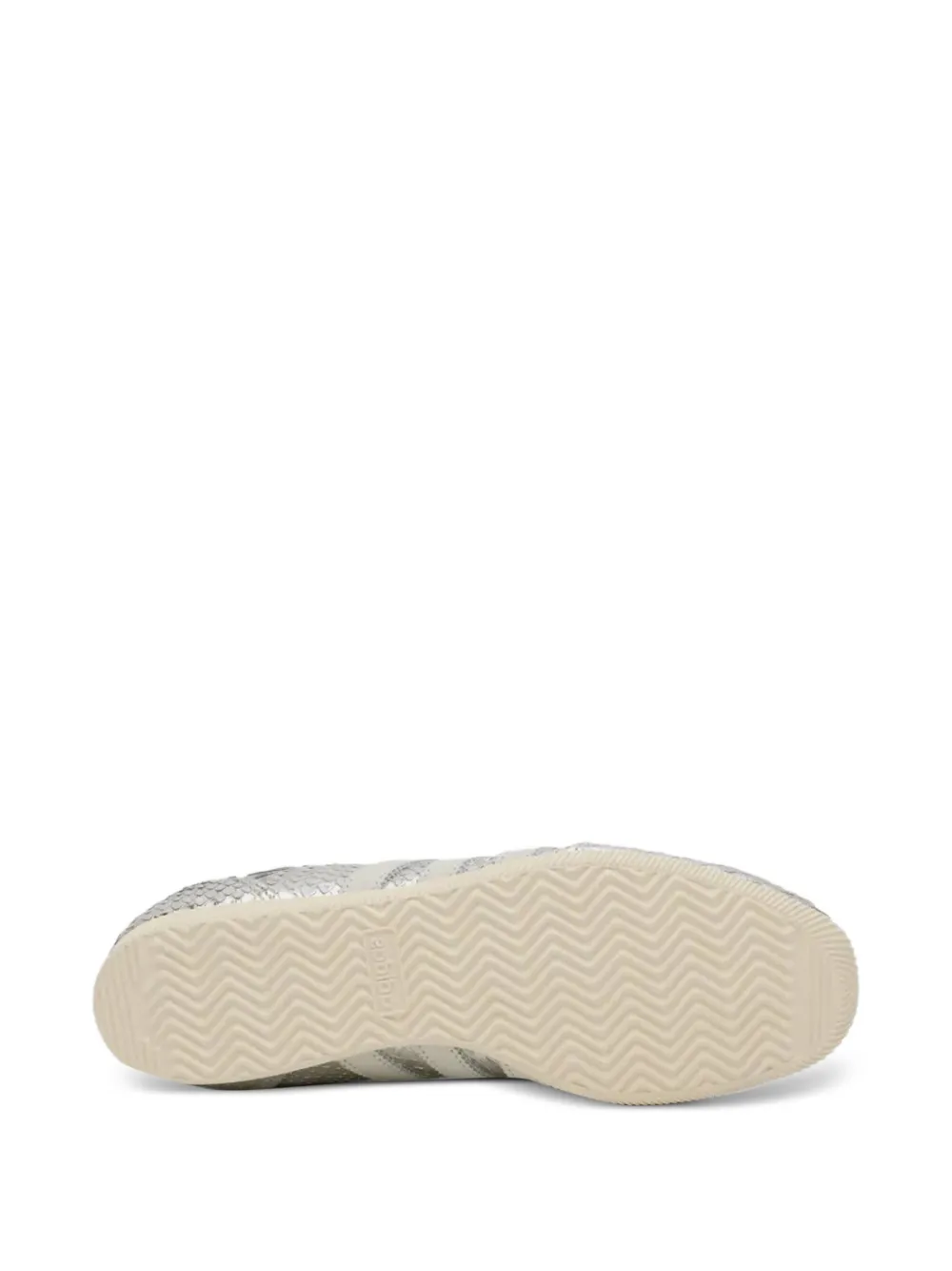 adidas Japan sneakers met slangen-effect en streep Zilver