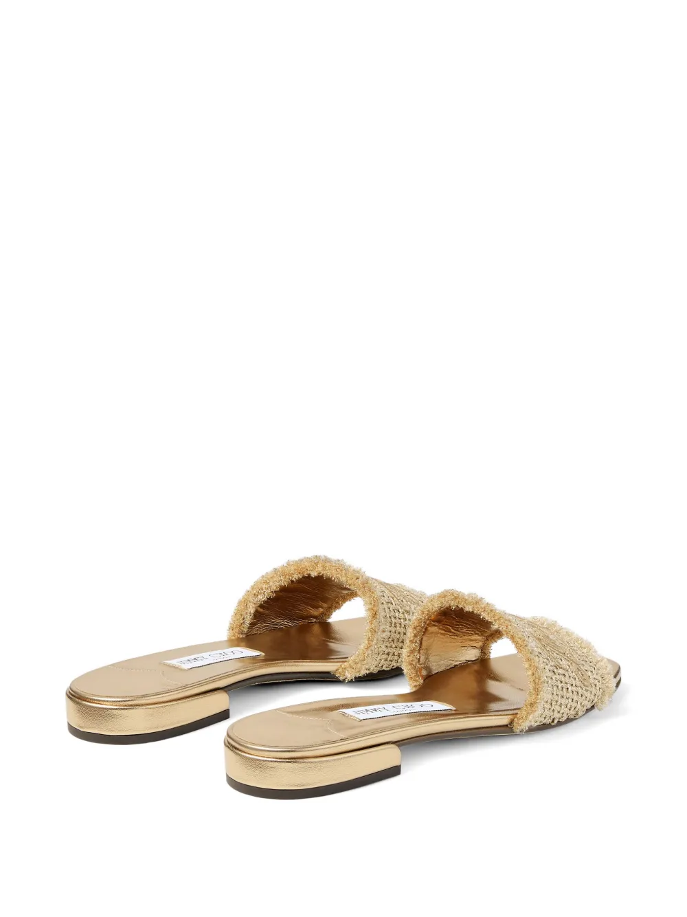 Jimmy Choo Sandalen met franje Beige