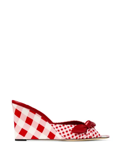 Jimmy Choo sandalias con motivo de cuadros gingham