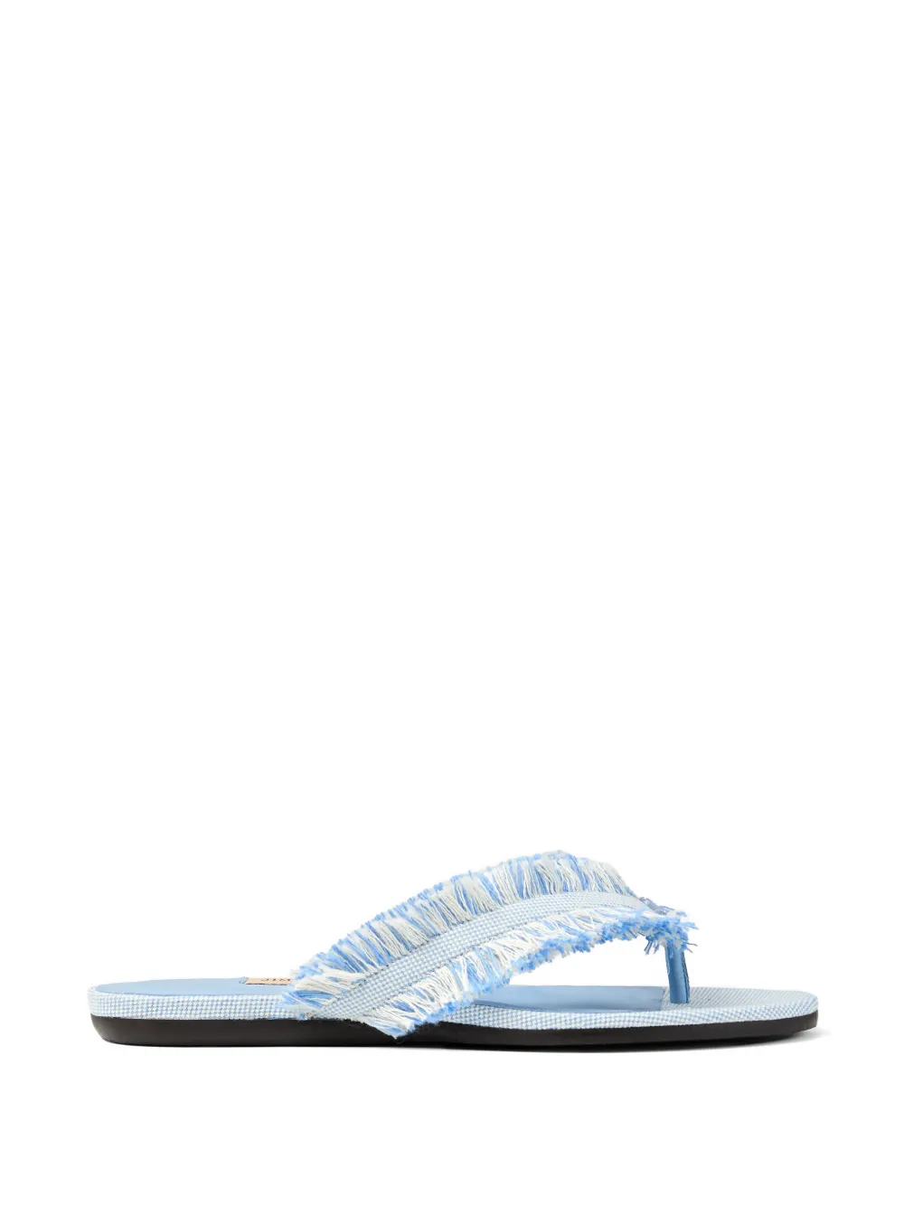 Jimmy Choo fringed flat sandals Blauw