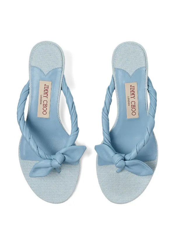 Jimmy Choo Liss 35 Sandals | Blue | FARFETCH