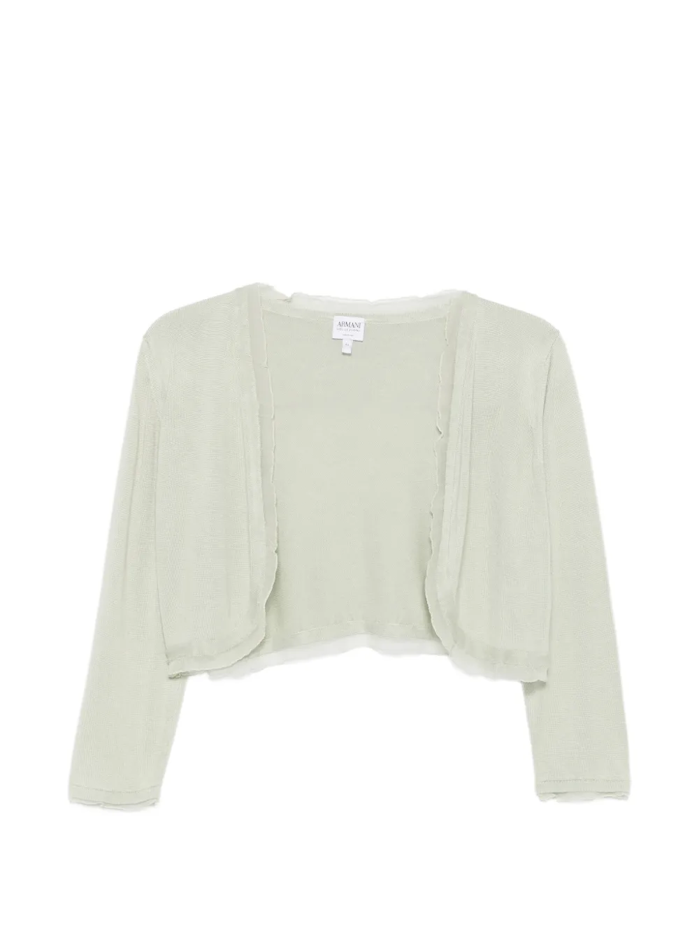 Giorgio Armani Pre-Owned Giacca con orlo sfilacciato anni 2000 - Toni neutri