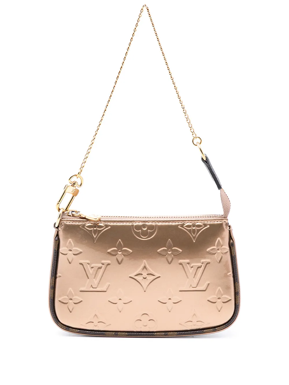 Louis Vuitton Pre-Owned 2021-2025 Monogram Vernis Mini Pochette Accessoires handbag - Rosa