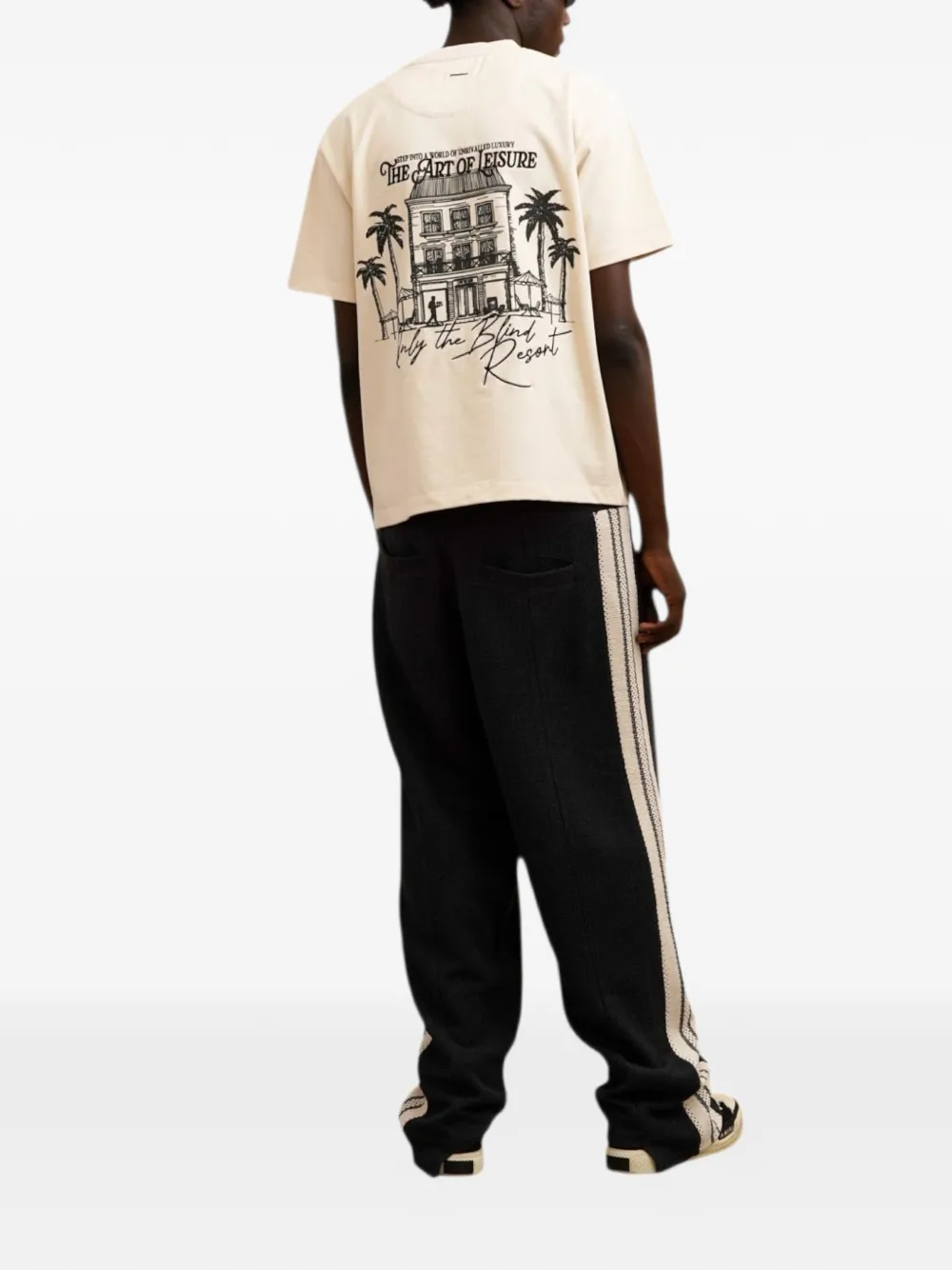  Only The Blind Graphic-print T-shirt - Neutrals 