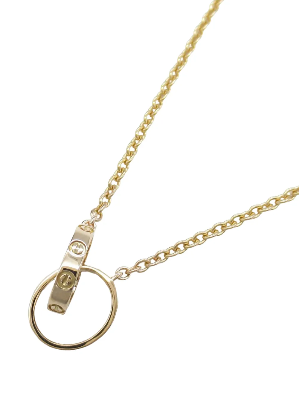 Cartier 2010-2025 18K Rose Gold Interlocking Love necklace - Rosa