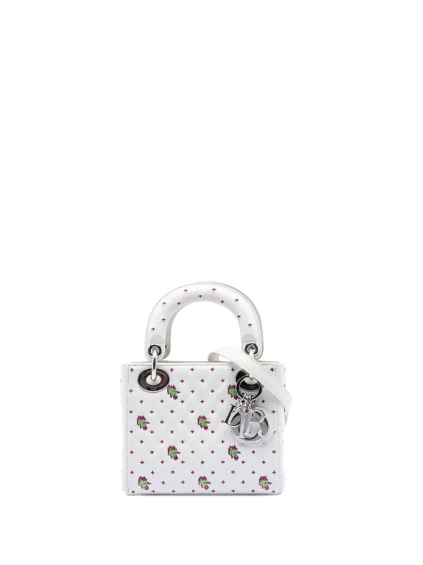 Christian Dior Pre-Owned 2015 ミニ カーフスキン エンブロイダリー