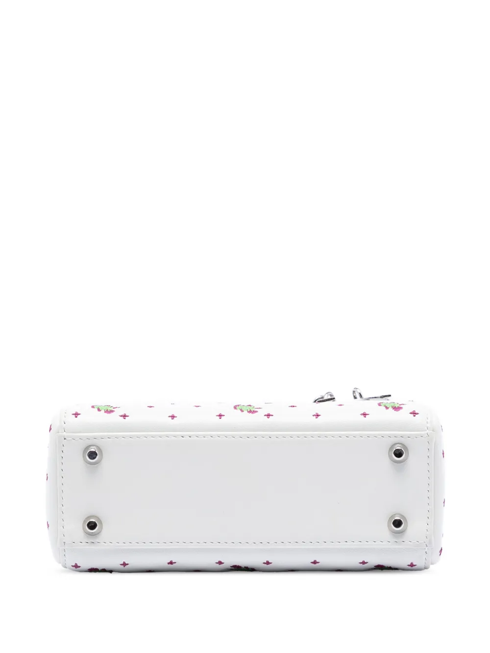 2015 Mini Embroidered Calfskin Lady Dior Satchel