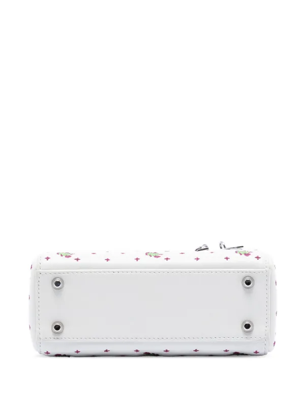 Christian Dior Pre-Owned 2015 ミニ カーフスキン エンブロイダリー