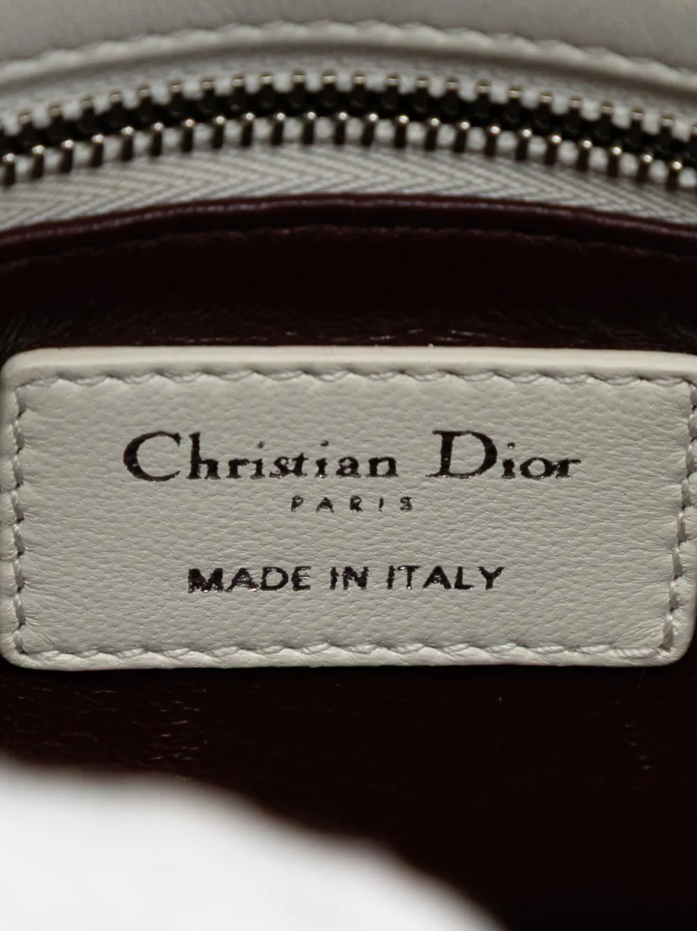 2015 Mini Embroidered Calfskin Lady Dior Satchel