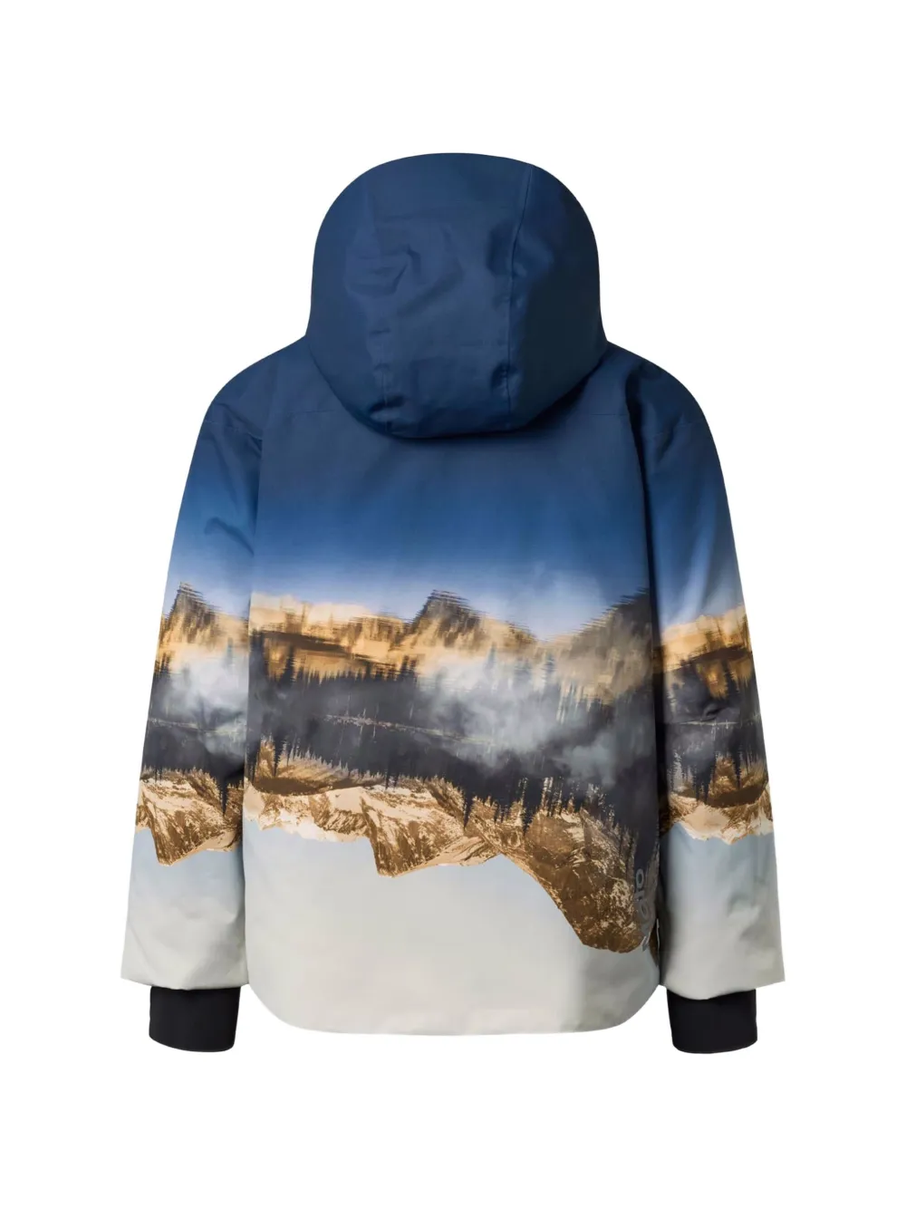 Molo Jack met print en capuchon Blauw