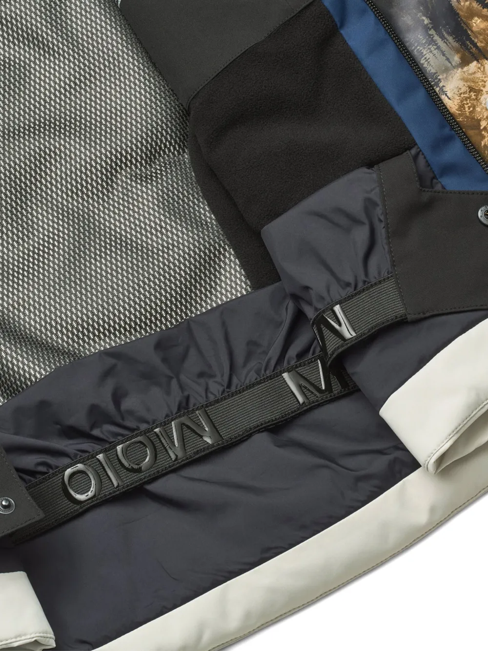 Molo Jack met print en capuchon Blauw