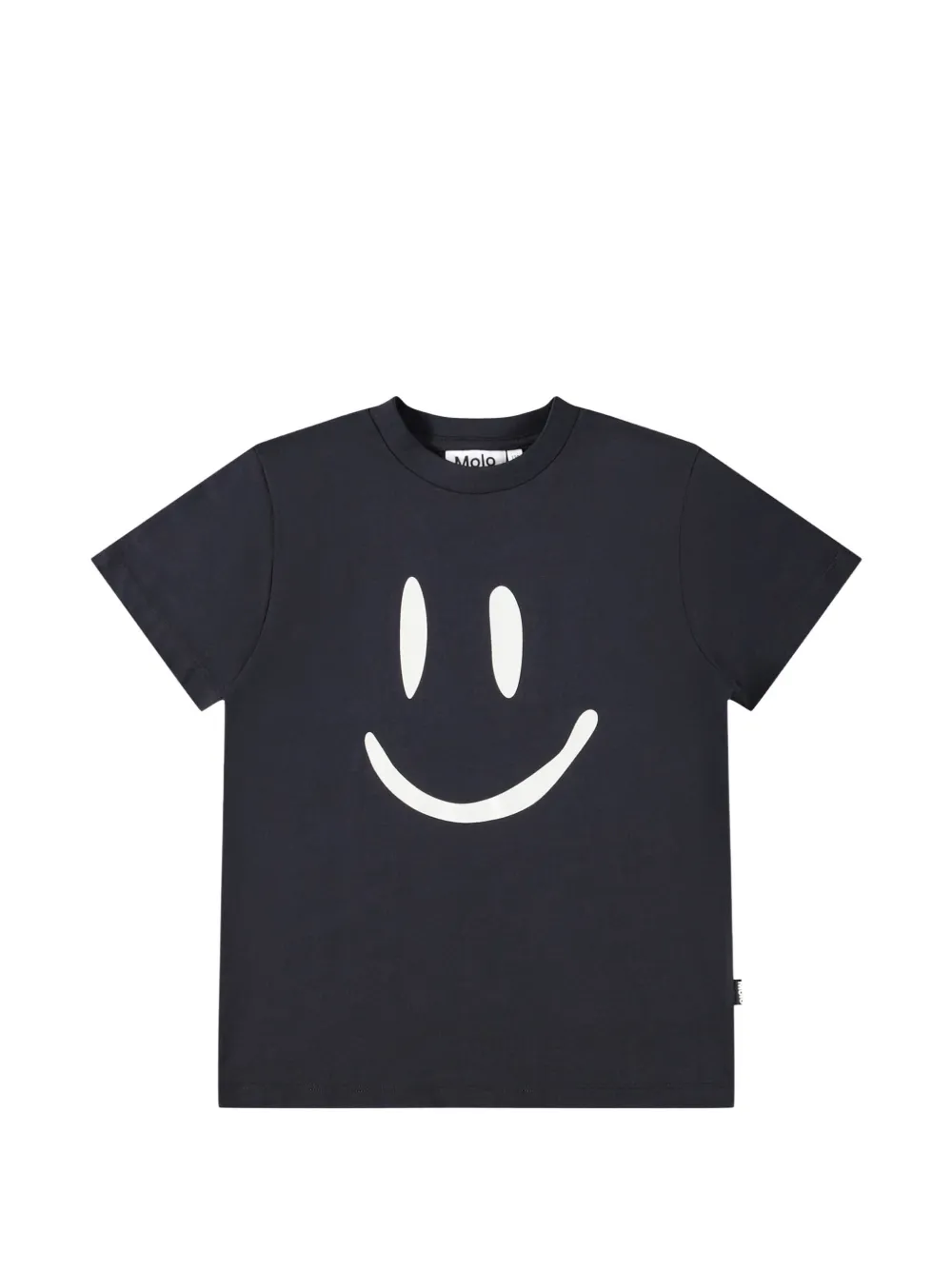 Molo T-shirt con stampa Smiley - Blu