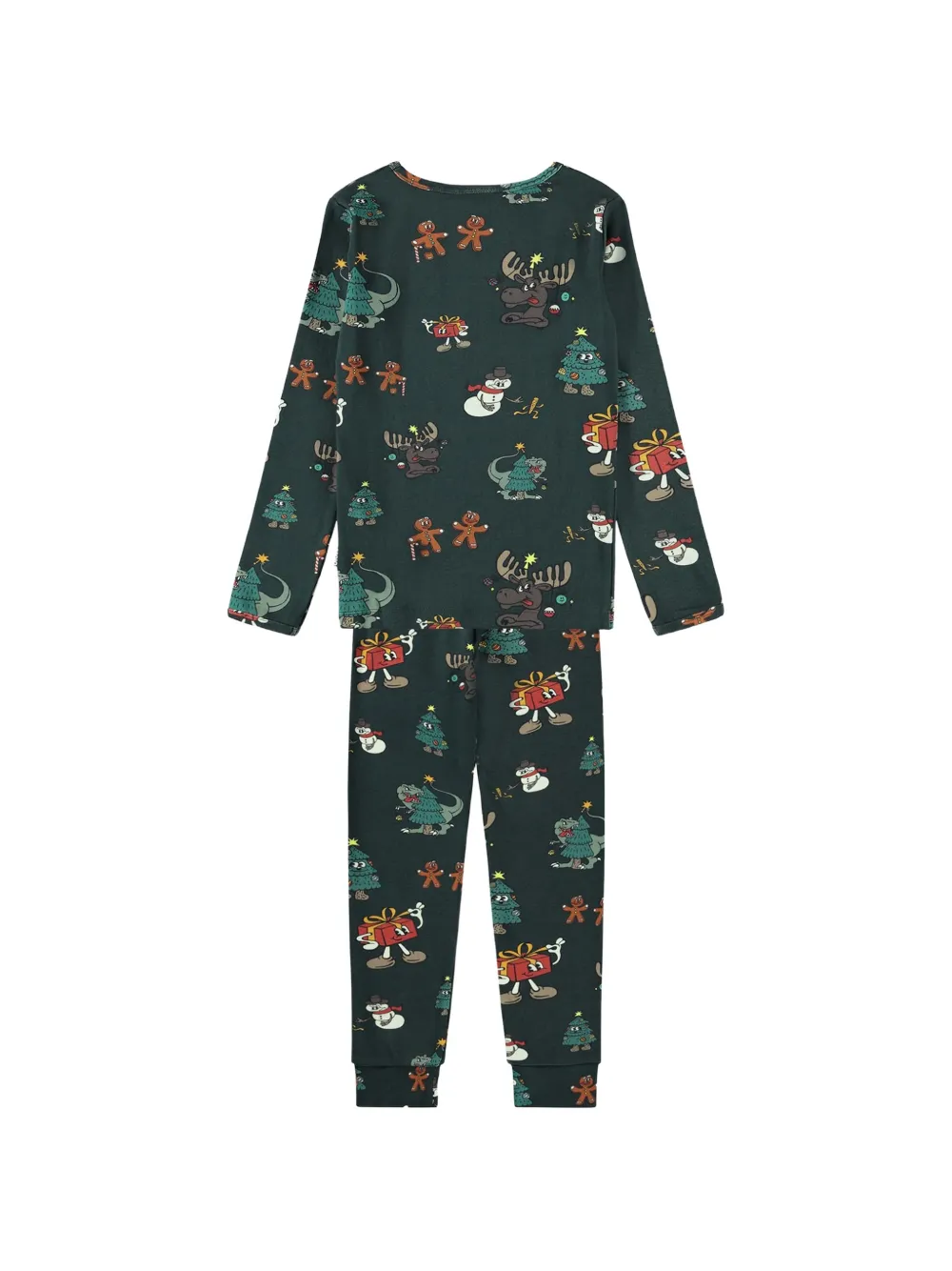 Molo Pyjama met grafische print Groen