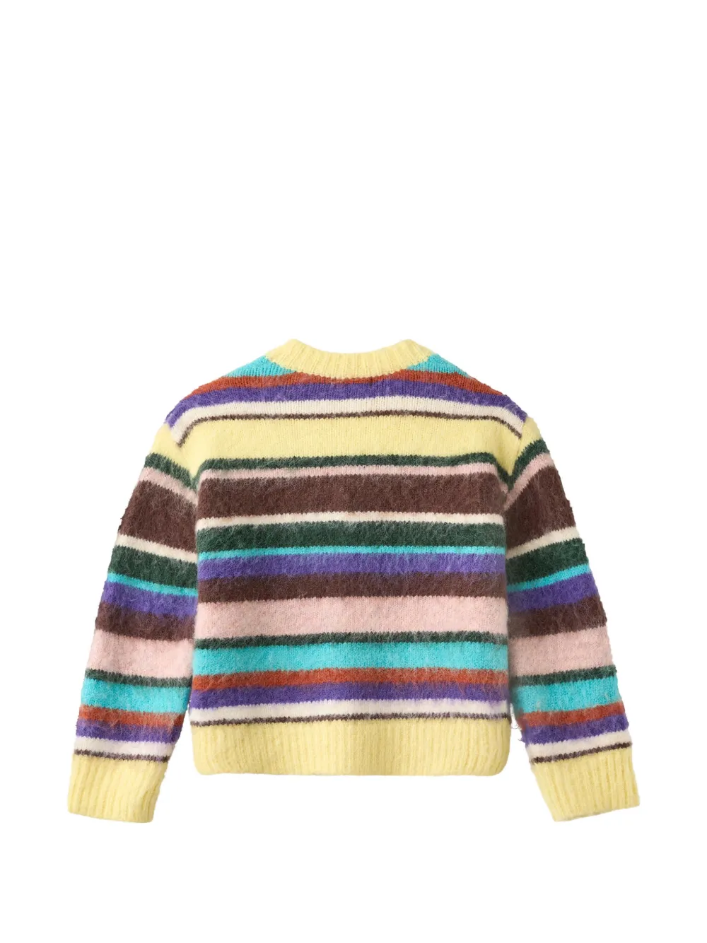 Molo Gestreept vest met geborsteld effect Geel