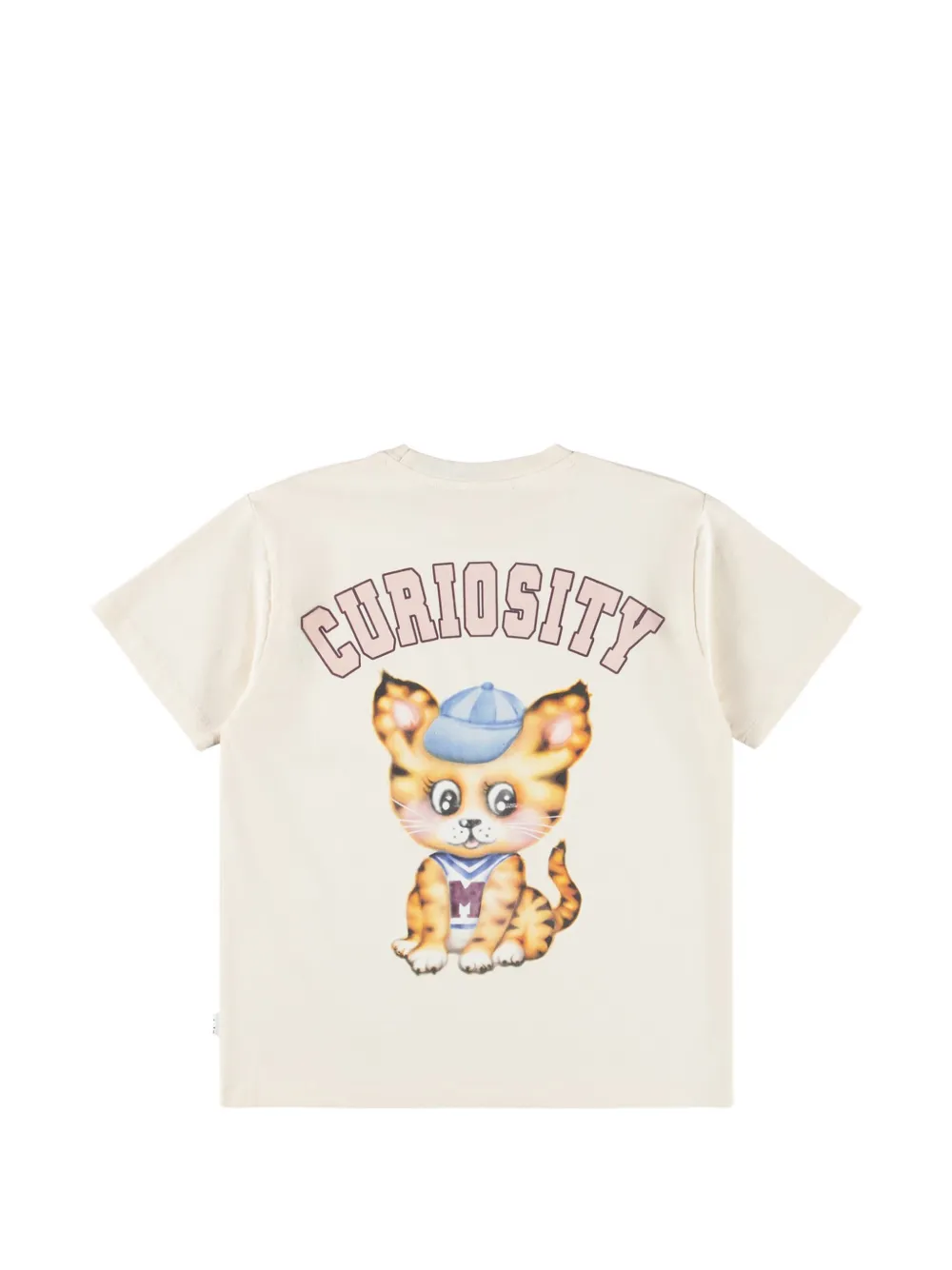 Molo T-shirt met grafische print Beige