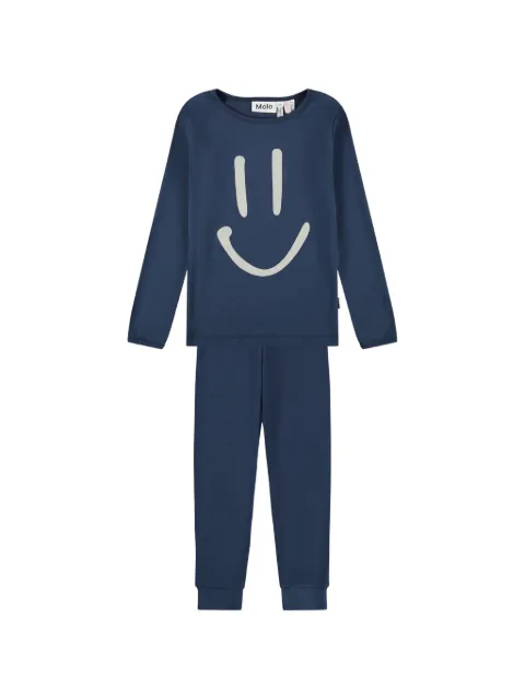 Molo smiley-print pajamas