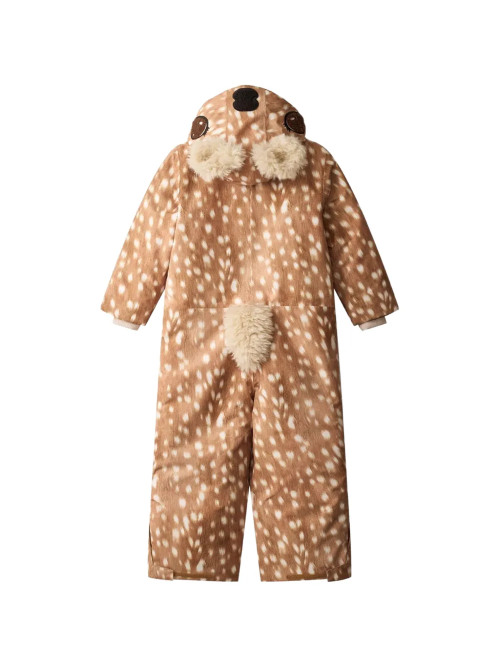 Molo Sneeuwpak met capuchon en print Bruin