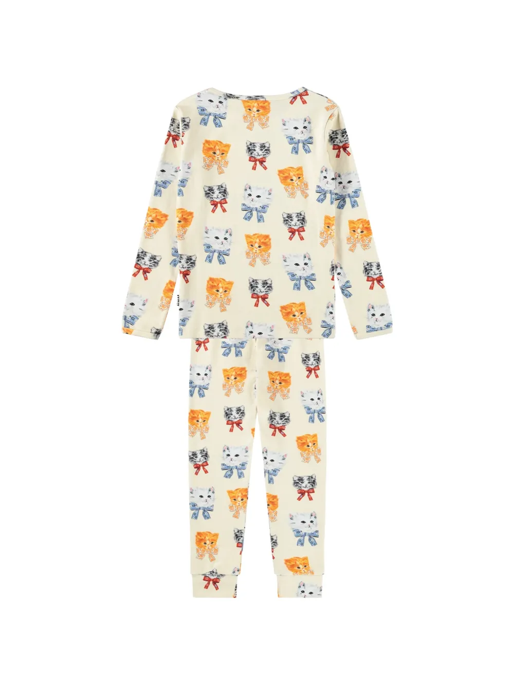 Molo Pyjama met kittenprint Beige