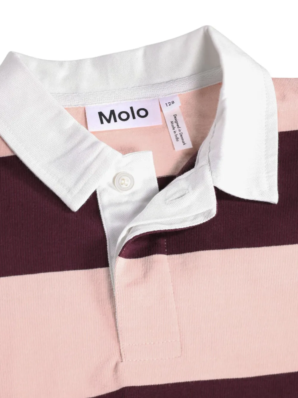 Molo Gestreept rugbyshirt Bruin