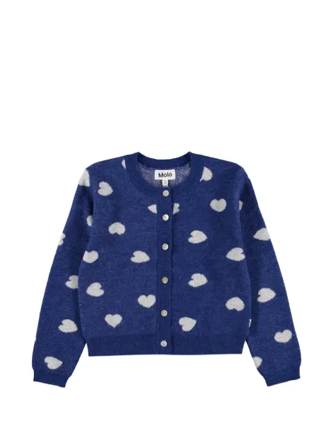 Molo heart-pattern cardigan