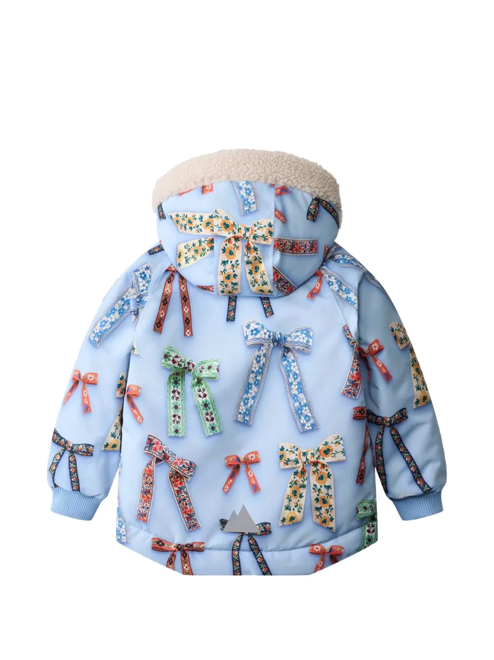 Molo Jack met capuchon en print Blauw