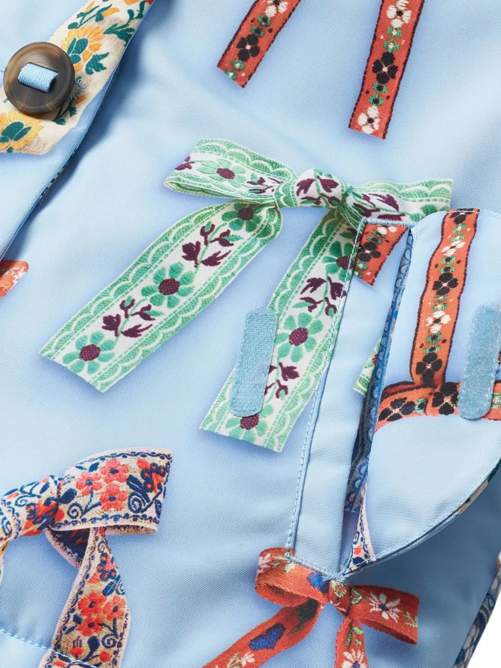 Molo Jack met capuchon en print Blauw