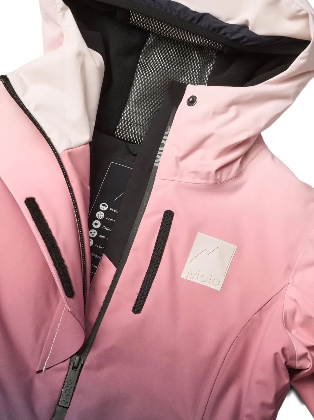 Molo Jack met capuchon Roze